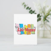 Willkommen in Las-Vegas Sin City Postkarte (Stehend Vorderseite)