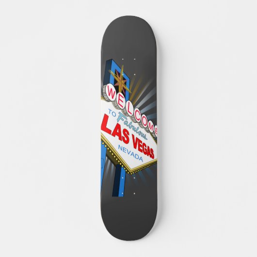Willkommen in Las Vegas Skateboard (Vorne)