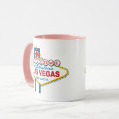 Willkommen in Las-Vegas Tasse (Vorderseite Links)