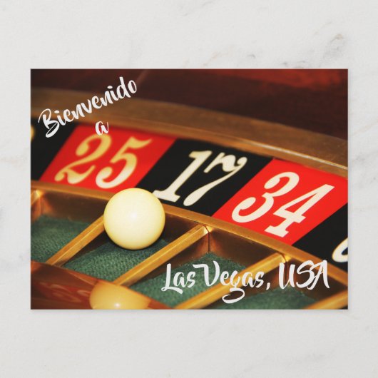 Willkommen in Las Vegas USA Postkarte (Vorderseite)