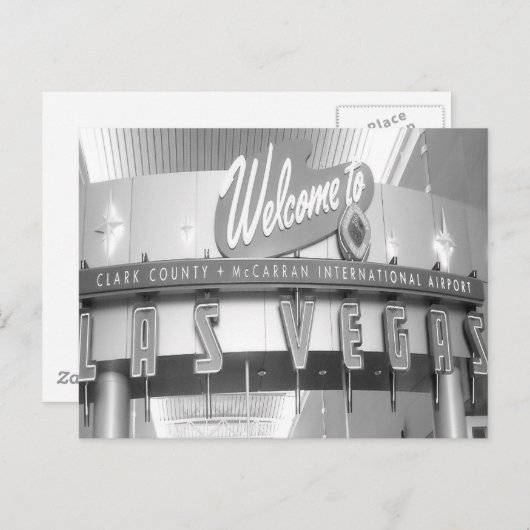 Willkommen in Las Vegas Vintag Postkarte (Vorne/Hinten)