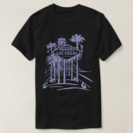 Willkommen in Las Vegas Vintag T-Shirt (Design vorne)