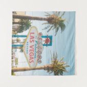 WILLKOMMEN IN LAS VEGAS WANDTEPPICH (Vorderseite (Horizontal))