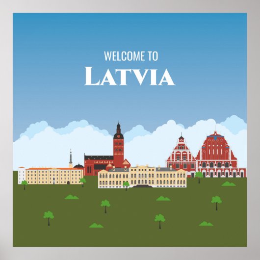 Willkommen in Lettland Poster (Vorne)