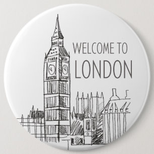 Willkommen in London Button