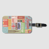 Willkommen in London Gepäckanhänger (Vorderseite (Horizontal))