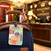 Willkommen in London Gepäckanhänger