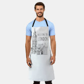 WILLKOMMEN IN LONDON SCHÜRZE (Getragen)
