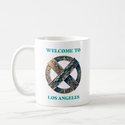 Willkommen in Los Angeles Kaffeetasse (Links)
