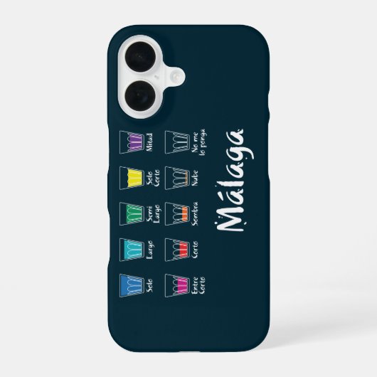 Willkommen in Málaga 1: El Café iPhone 16 Hülle (Rückseite)