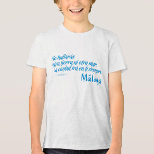 Willkommen in Málaga 6: Die Stadt wird immer bei d Tri-Blend Shirt