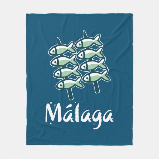 Willkommen in Malaga 8: El Espeto Fleecedecke (Vorderseite)