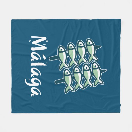 Willkommen in Malaga 8: El Espeto Fleecedecke (Vorderseite (Horizontal))