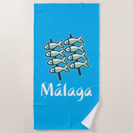 Willkommen in Malaga 8: El Espeto Strandtuch