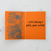 Willkommen in meinem Albtraum Einladung (Innenseite)