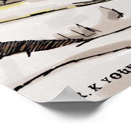 Willkommen in meinem Dschungel Poster (Ecke)