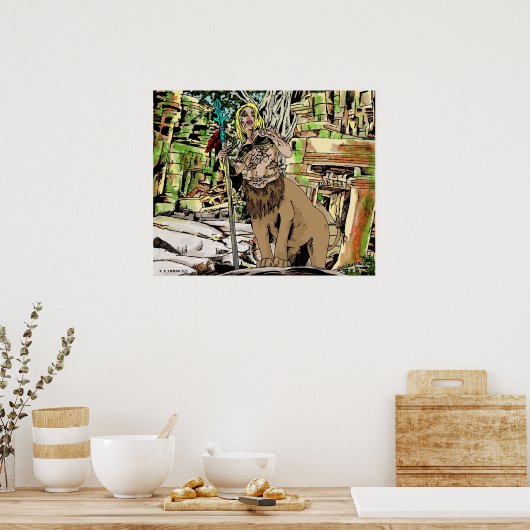 Willkommen in meinem Dschungel Poster (Küche)