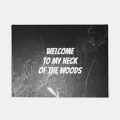 Willkommen in meinem Hals der Hirschmatte Fußmatte (Vorderseite)