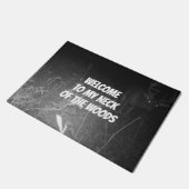 Willkommen in meinem Hals der Hirschmatte Fußmatte (Schrägansicht)