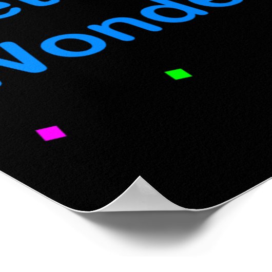 Willkommen in meinem Klassenzimmer Poster (Ecke)