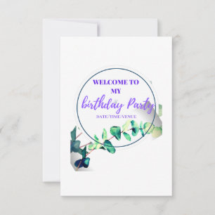 Willkommen in meinem Party Save The Date