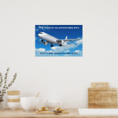 Willkommen in meinem Zimmer! (Flugzeug) Poster (Küche)