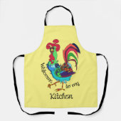 Willkommen in meiner Küche Schürze (Vorderseite)