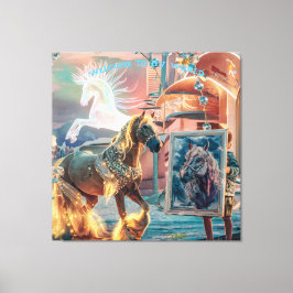 Willkommen in meiner Welt Leinwanddruck