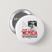 Willkommen in Merica Button (Vorne & Hinten)