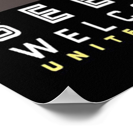 Willkommen in Montana Poster (Ecke)