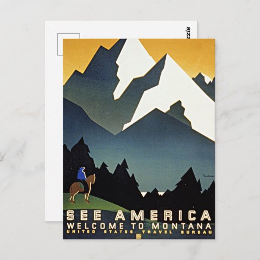 Willkommen in Montana, Postkarte (Vorne/Hinten)