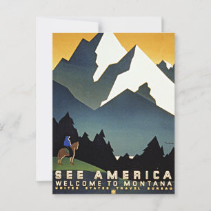 Willkommen in Montana, Postkarte