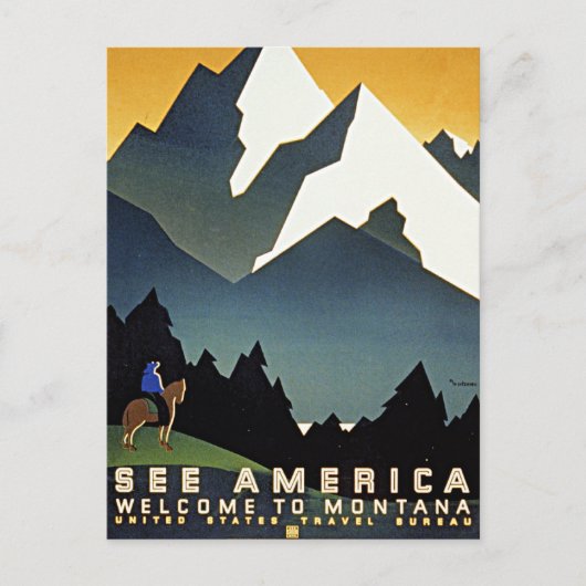 Willkommen in Montana, Postkarte (Vorderseite)