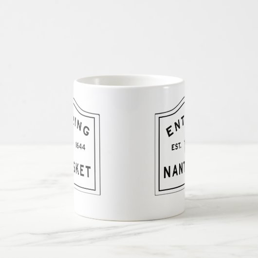 Willkommen in Nantasket Kaffeetasse (Mittel)