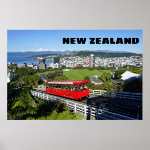 Willkommen in - Neuseeland - Wellington Poster