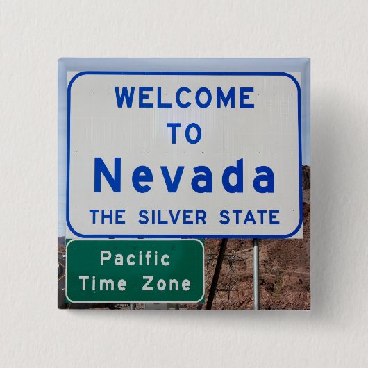Willkommen in Nevada Button (Vorderseite)