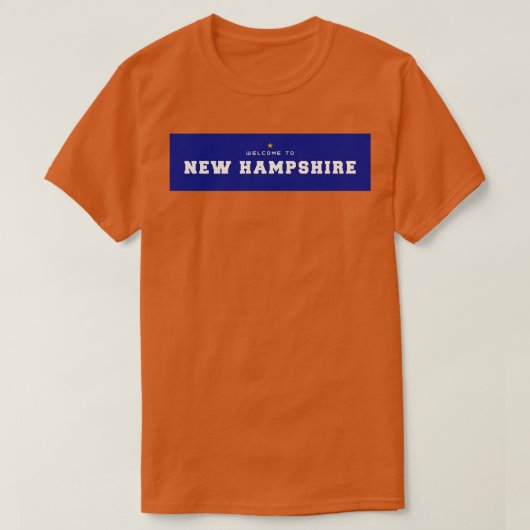 Willkommen in New Hampshire T-Shirt (Design vorne)