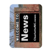 WILLKOMMEN IN NEWS Flexible Magnet (Vertikal)