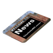 WILLKOMMEN IN NEWS Flexible Magnet (Linke Seite)