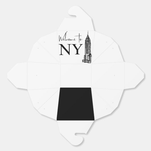 WILLKOMMEN IN NY GESCHENKSCHACHTEL (Ungeklappt)
