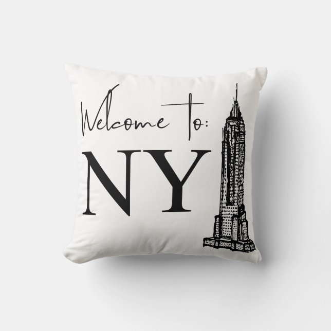 WILLKOMMEN IN NY KISSEN (Vorderseite)