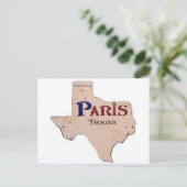 Willkommen in Paris, Texas Postkarte (Stehend Vorderseite)
