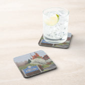 Willkommen in Portland Maine Getränkeuntersetzer (Rechte Seite)