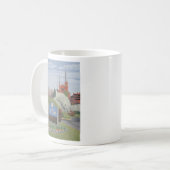 Willkommen in Portland Maine Kaffeetasse (Vorderseite Links)