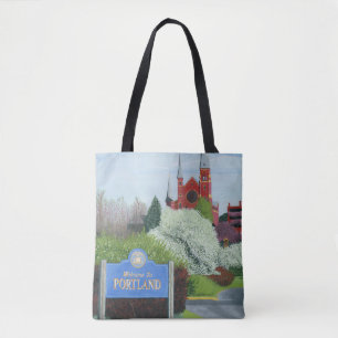 Willkommen in Portland, Maine Tasche