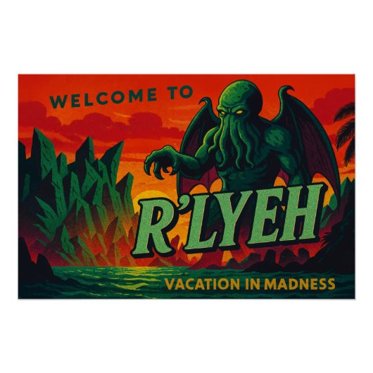 Willkommen in R’lyeh - Urlaub im Wahnsinn Poster (Vorderseite)