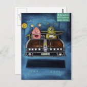 Willkommen in Roswell Postkarte (Vorne/Hinten)