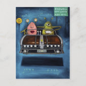 Willkommen in Roswell Postkarte (Vorderseite)