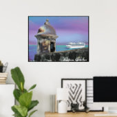 Willkommen in San Juan Poster (Heimbüro)