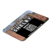 WILLKOMMEN IN SHELBY NEWS Flexibel Magnet (Linke Seite)